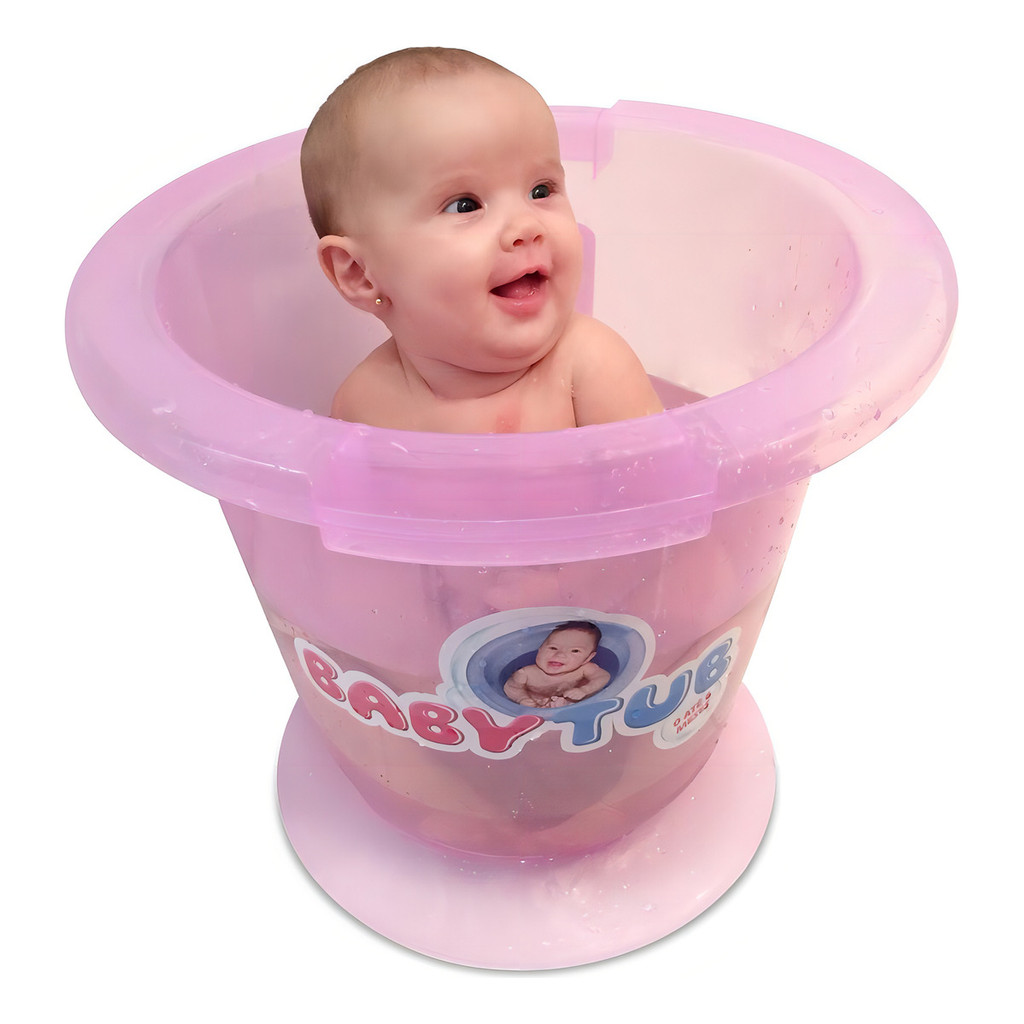 Banheira Infantil Babytub Tradicional 0 a 6 meses - Rosa