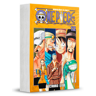 Mangá One Piece 3 em 1 - 12 - Novo/Lacrado em Oferta na Shopee