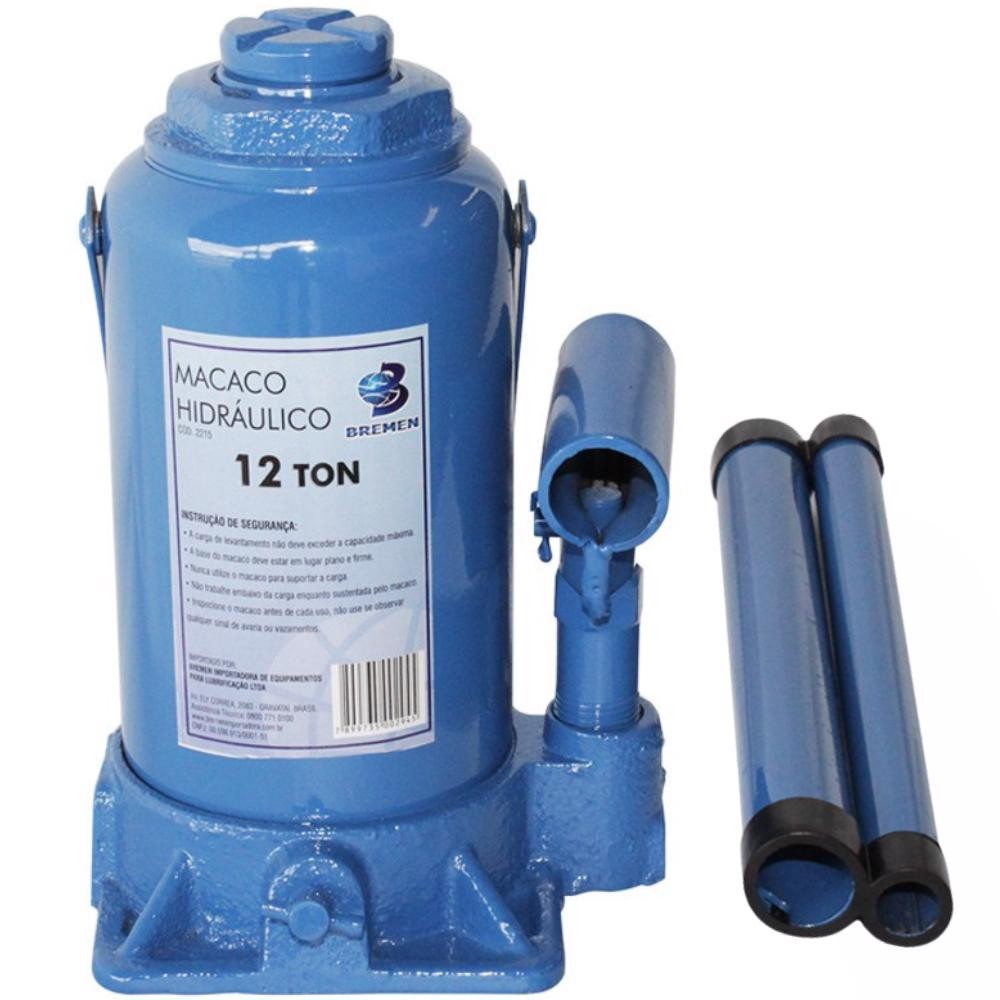 Macaco Hidráulico Tipo Garrafa 12 Toneladas 2215 BREMEN em Oferta na Shopee