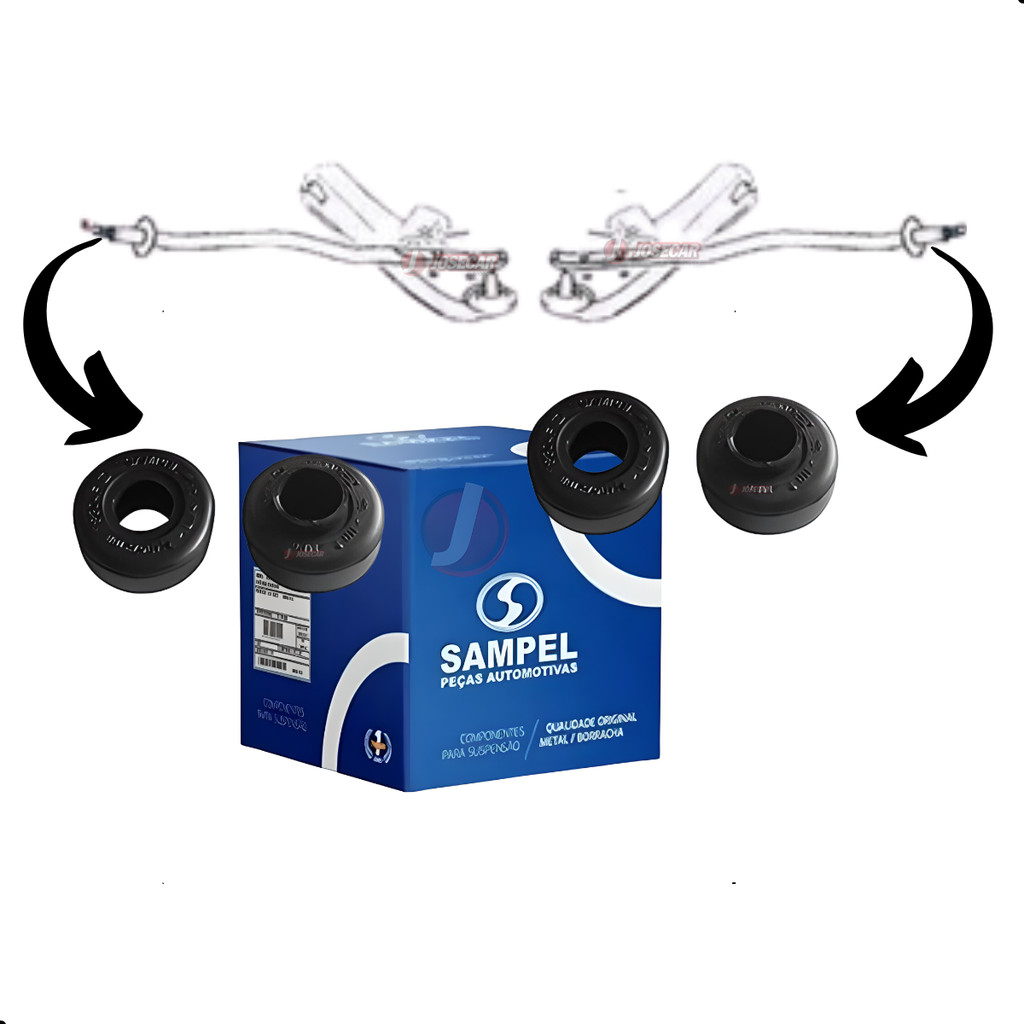 Kit Bucha Barra Tensora Dianteira Mitsubishi TR4 IO Sampel