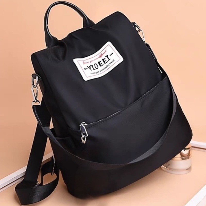 Mochila Feminina Grande De Tecido Oxford À Prova D'água Casual/Bolsa De Viagem Combina Com Tudo em Oferta na Shopee