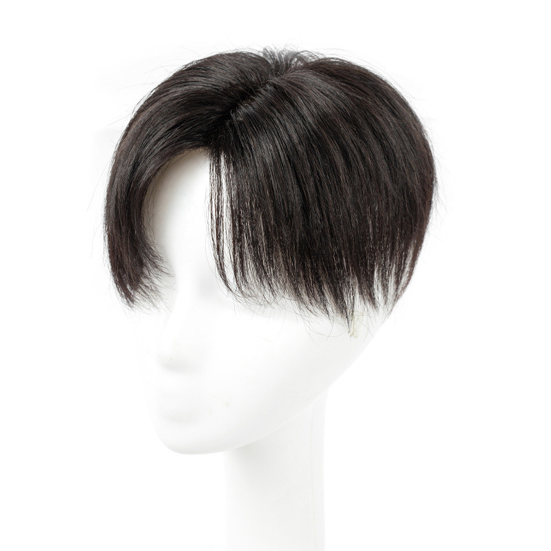 Lda Peruca Masculina 100 % Cabelo Humano Com Clipes , Rede Respirável , Peça De , Penteado Bonito , De Aparência Natural