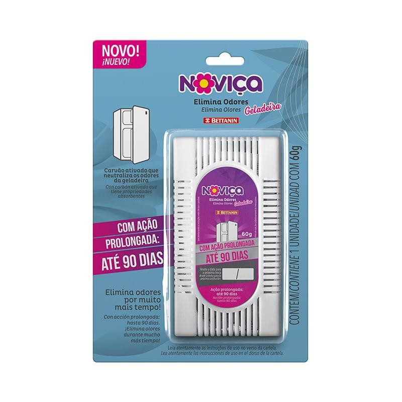 Neutralizador de Odores de Geladeira Noviça Bettanin em Oferta na Shopee