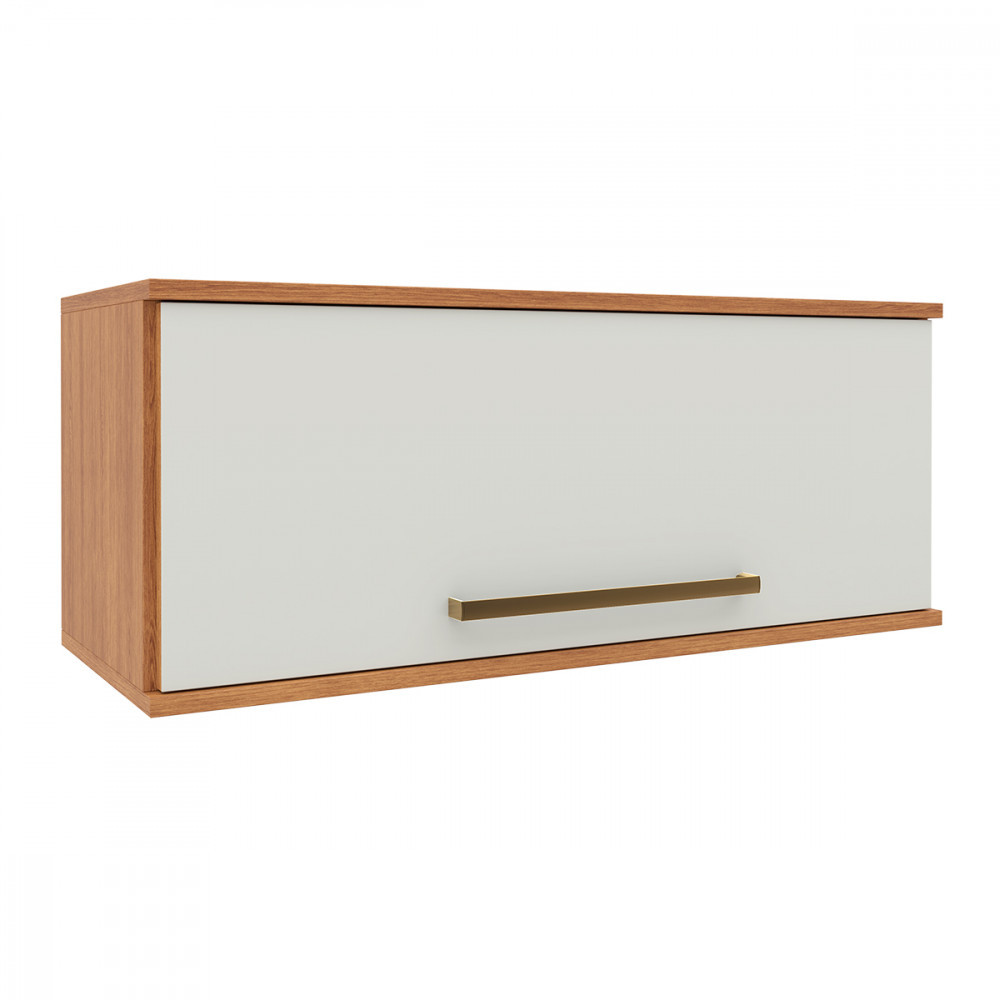 Armário de Geladeira Evolution Plus Freijo com Off White Batrol em Oferta na Shopee