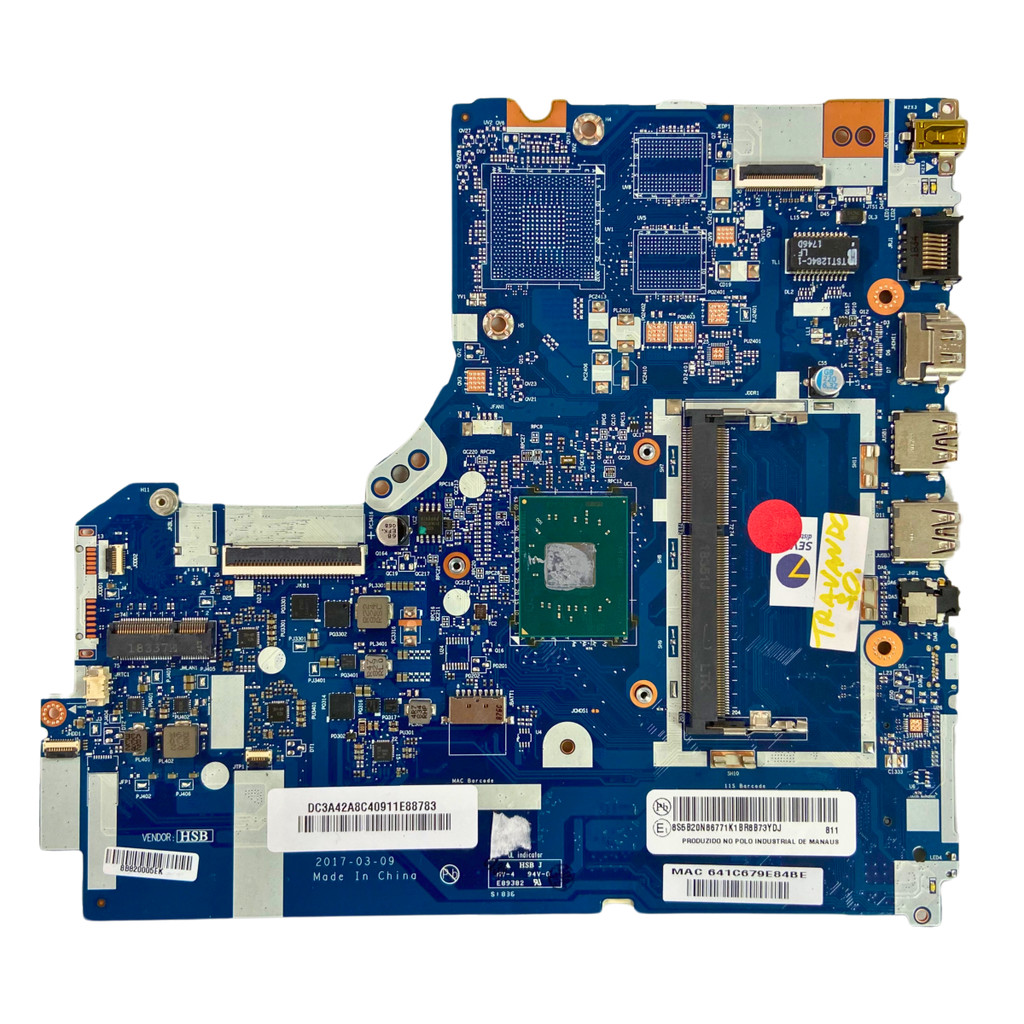 Placa Mãe Lenovo NM-B301 INTEL® CELERON®  SUCATA