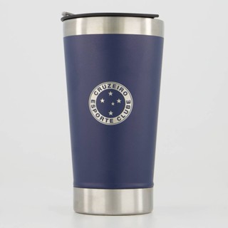 Copo Térmico Cruzeiro C/Abridor 473ML em Oferta na Shopee