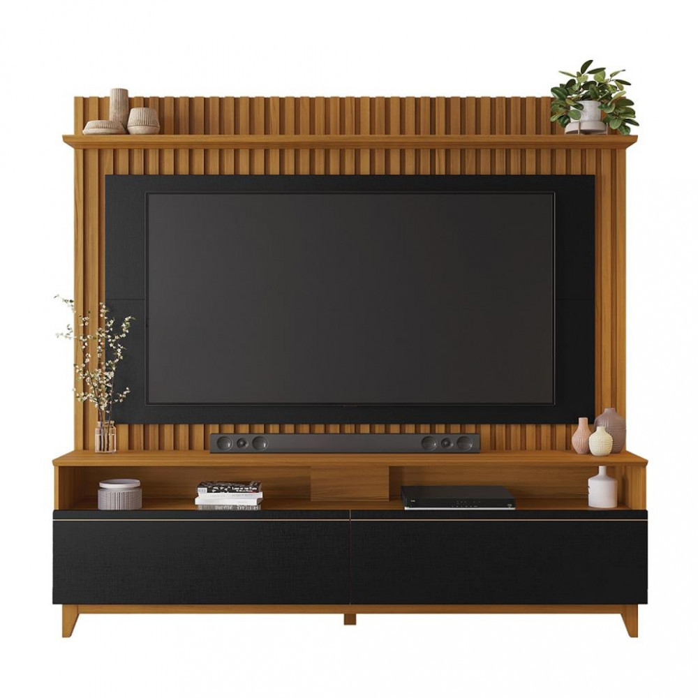 Estante Home para TV até 65 Ripado 2 Portas NT 1340 Notável Móveis · foto 2