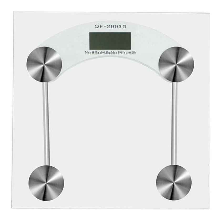 Balança Corporal Digital até 180kg (PROMOÇÃO) Com Vidro Temperado + Bateria