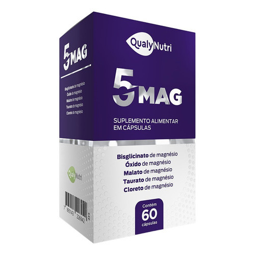 Magnesio 5mag 60 Capsulas Qualynutri 