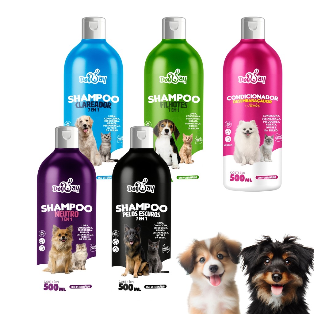 Shampoo Cachorro Pet Shop Caes Condicionador 500ml
