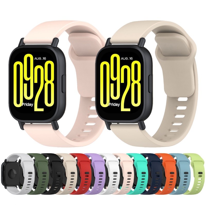 Pulseira De Silicone Para Xiaomi Redmi Watch 5 Active / Redmi Watch 5 Lite Acessórios De Banda Substituição 22MM