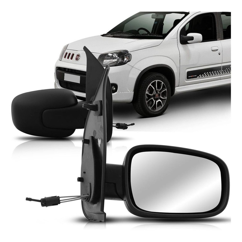 Par Retrovisor Uno Way Vivace 2010 A 2014 4 portas Controle Interno em Oferta na Shopee