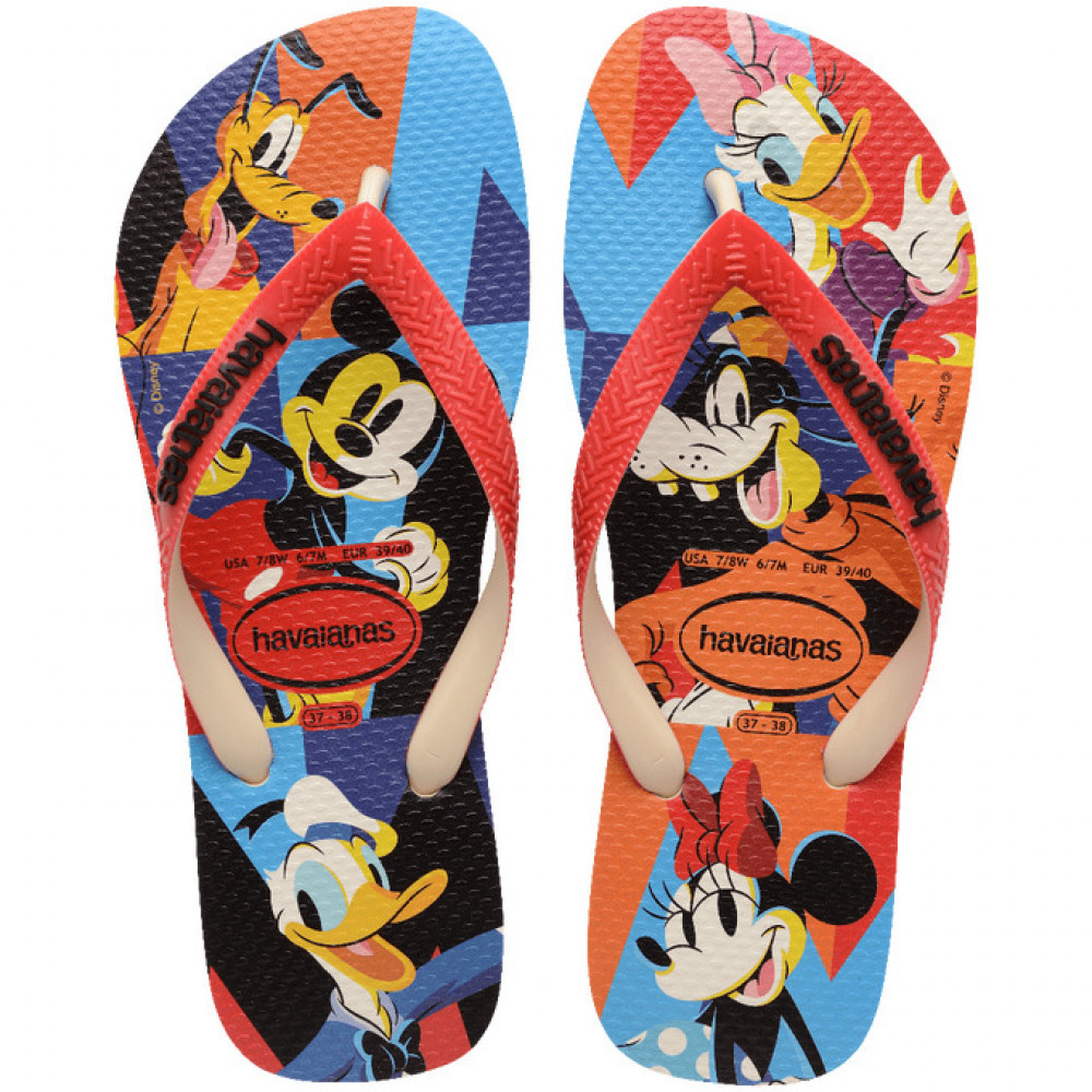 Chinelo Havaianas Disney Stylish Vermelho Rubi