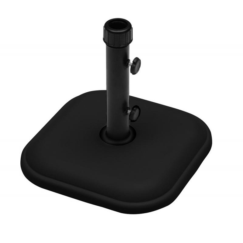 Base ombrellone em concreto quadrada 11kg preto - Bel Lazer