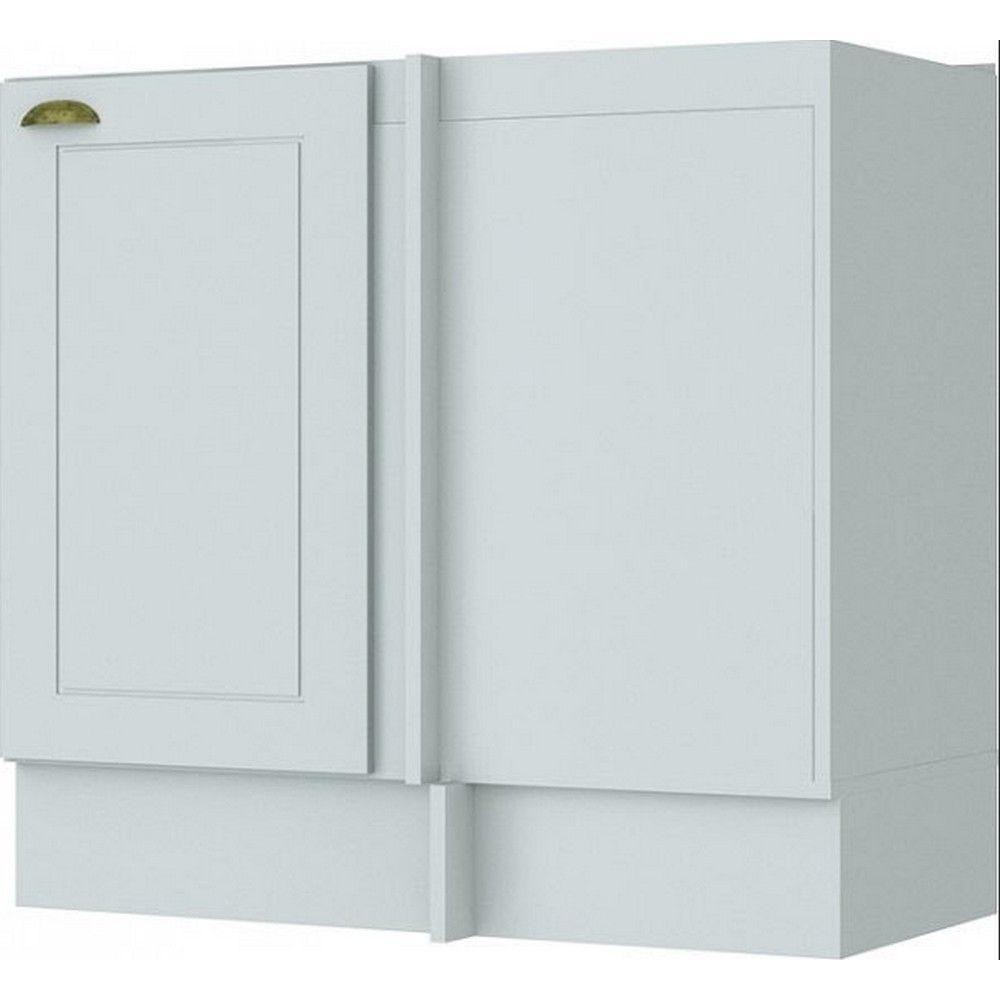 Balcão Canto Reto Com 1 Porta Sem Tampo Henn Branco em Oferta na Shopee