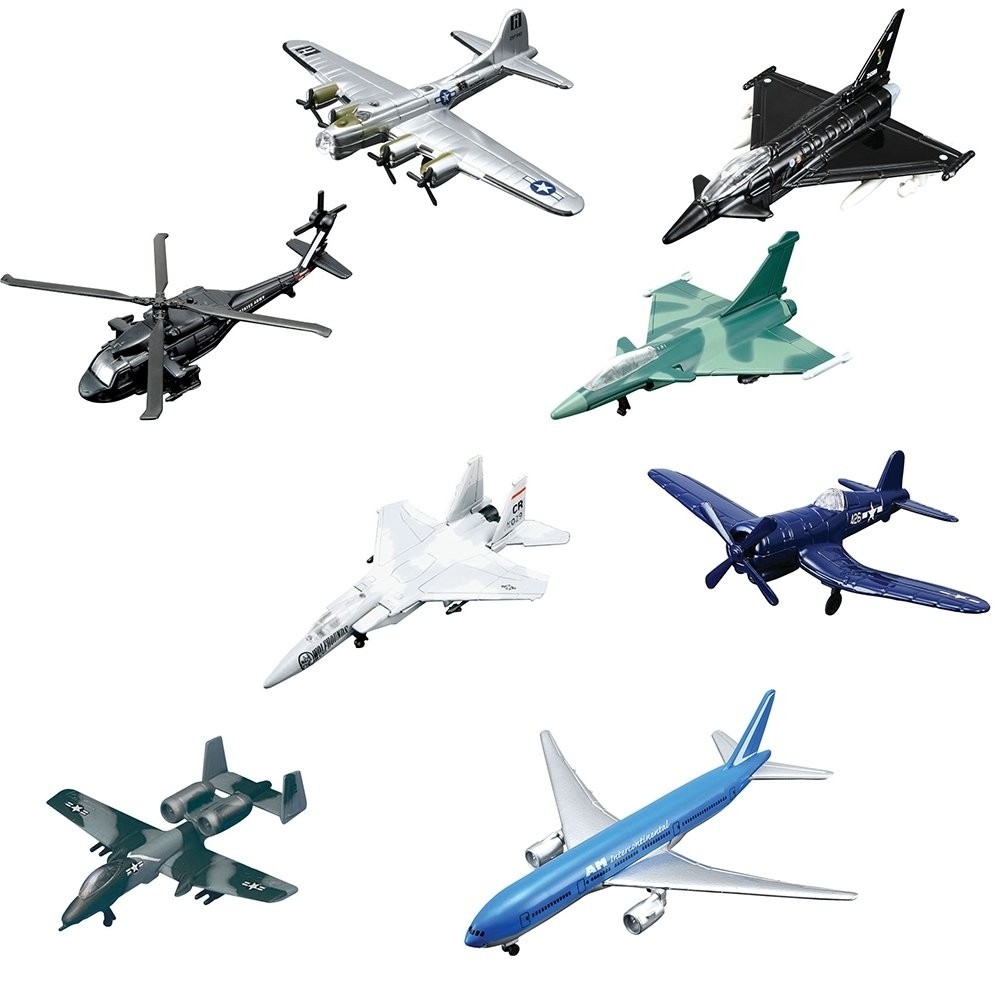 Avião Maisto Coleção 1:64 15088 Sortido - Embalagem com 8 Unidades
