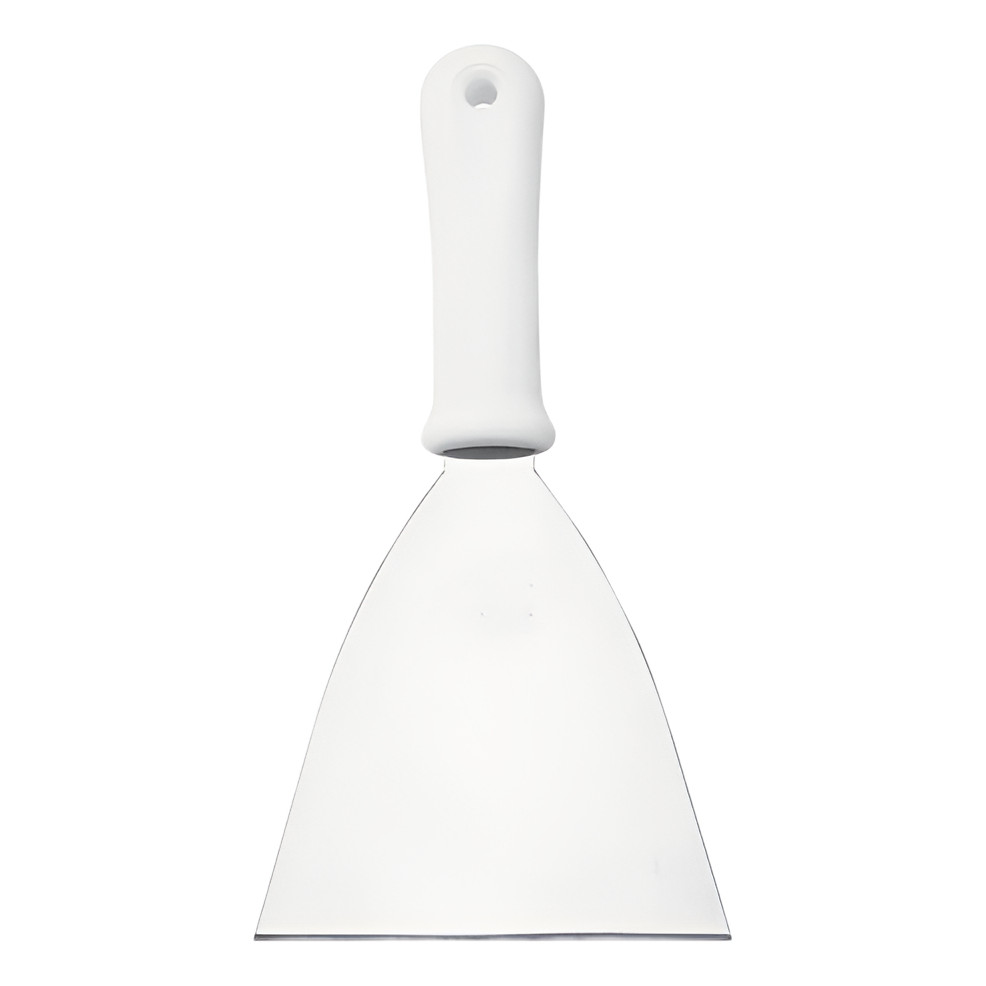 Original Espátula Inox Reta 5 Chapa Para Lanche Pizza Cozinh