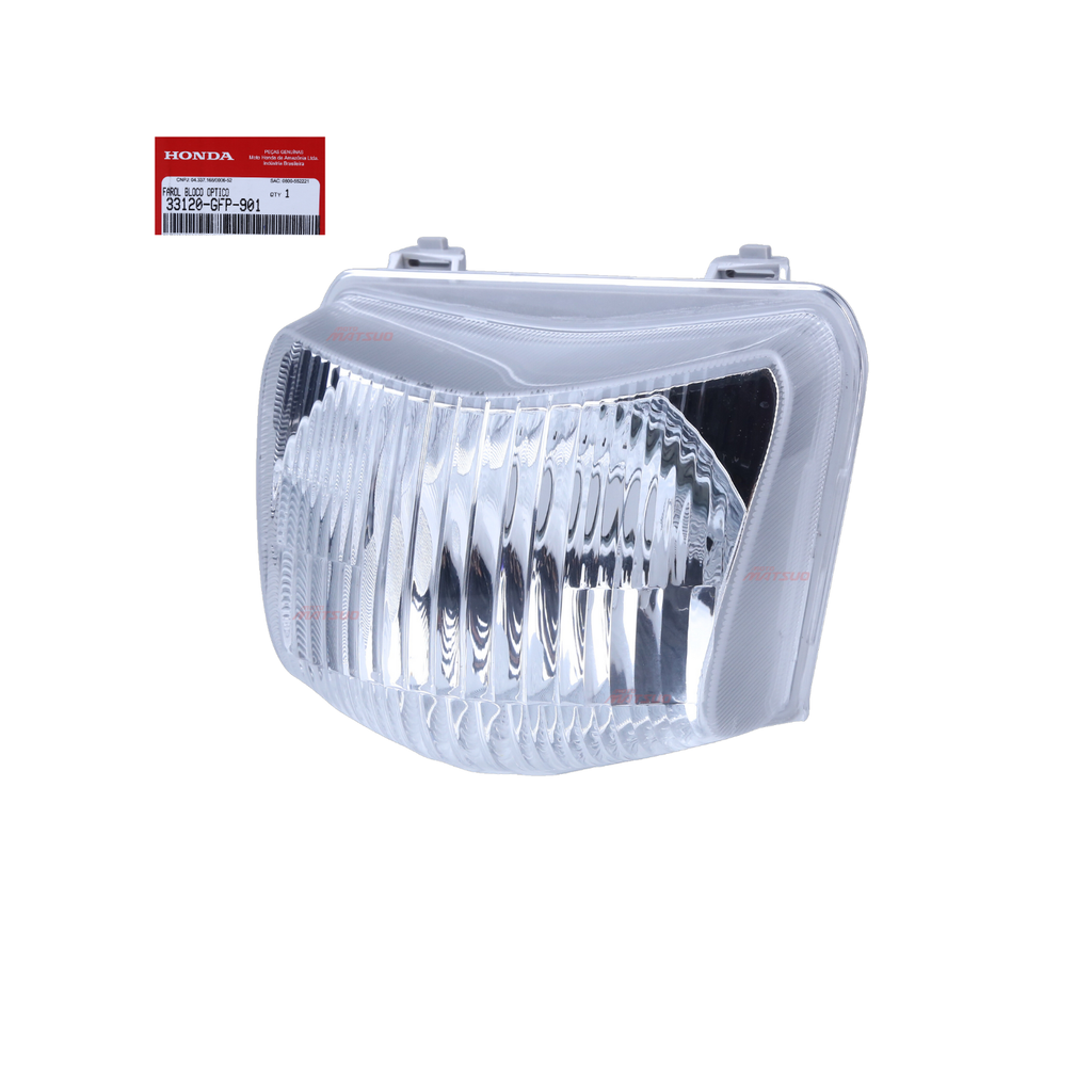 Farol Bloco Óptico Pop 100 2007 A 2012 Original Honda - Spare Parts and Accessories for Vehicles