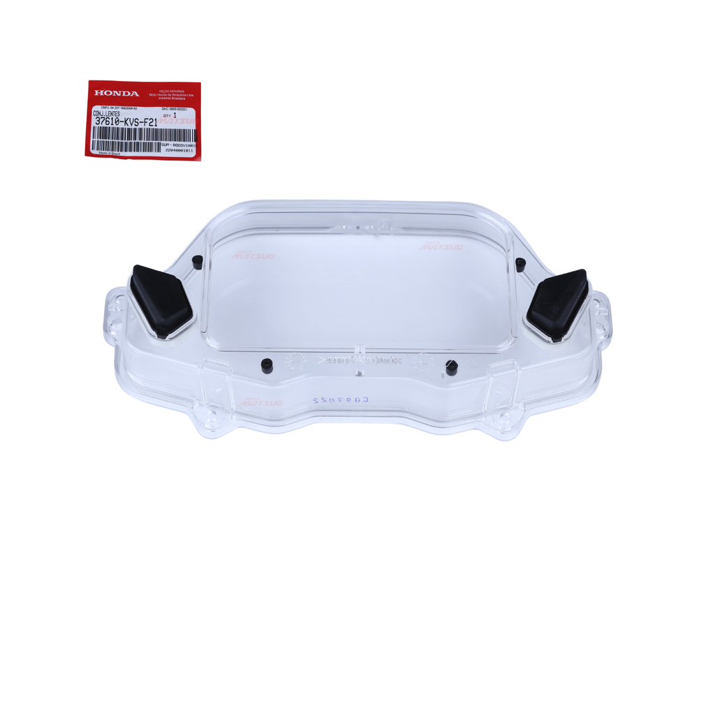 Lente Acrilico Painel Com 2 Botões Cg Titan Fan 150 160 2014 a 2024 original honda