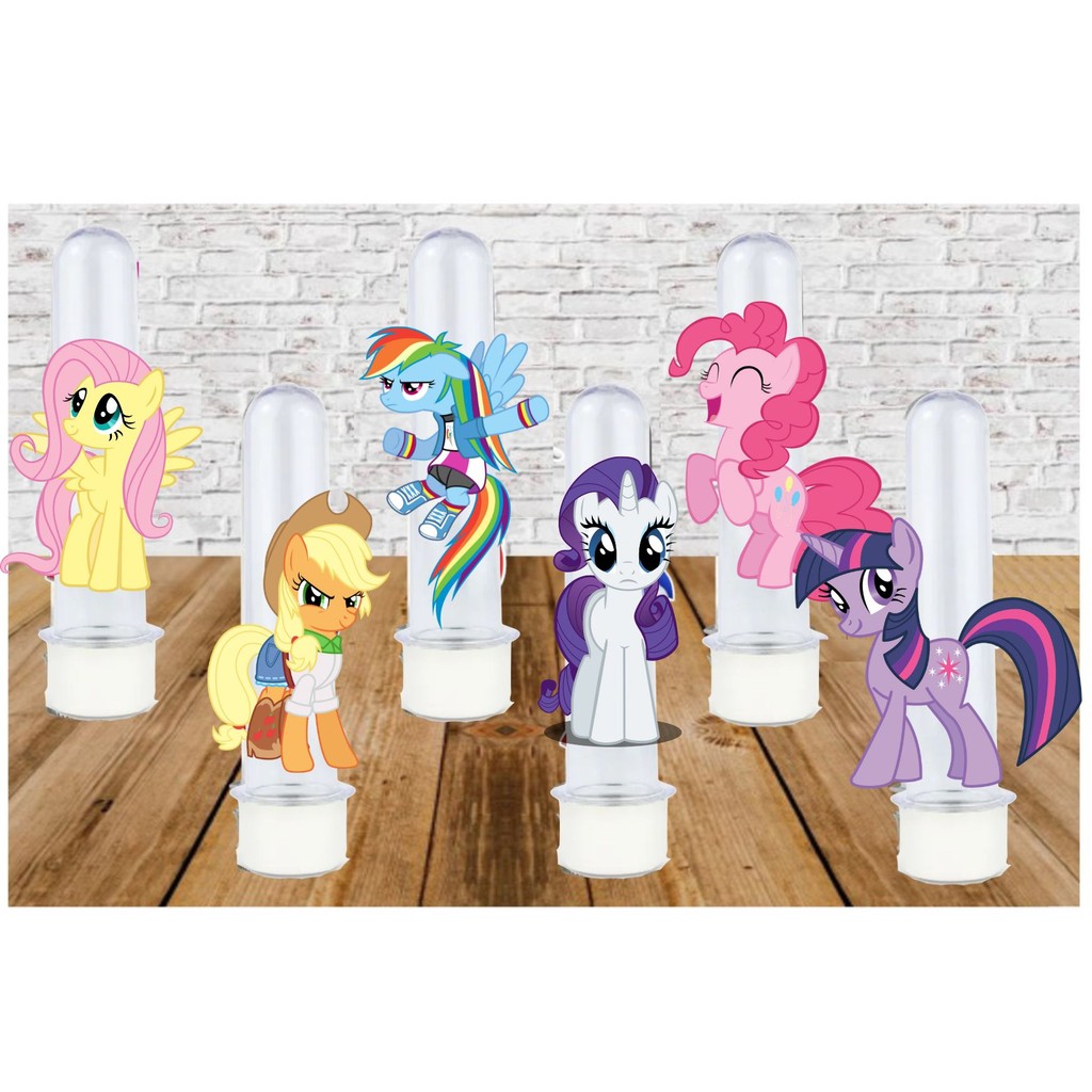 50 Aplique Topper Recorte Tubete MY LITTLE PONEY PONEI