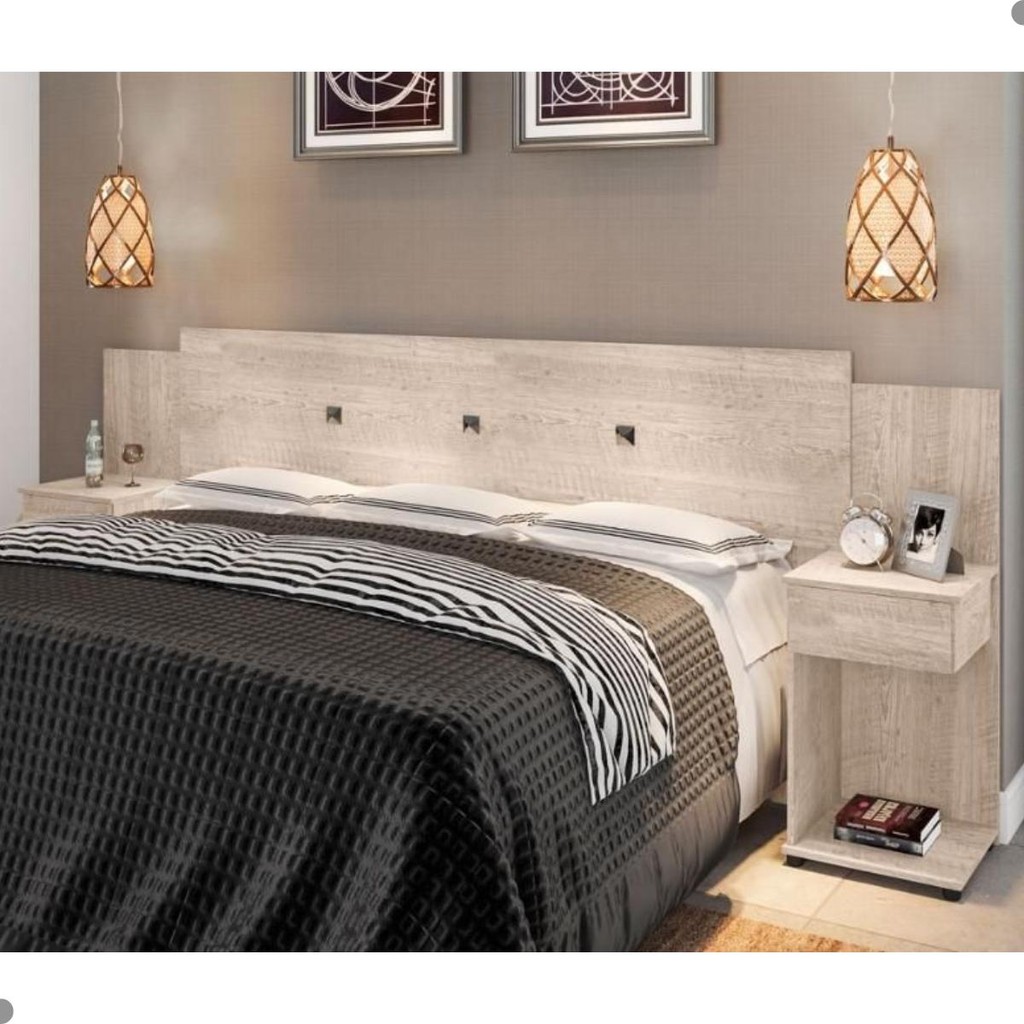 Cabeceira Box Extensiva Bruna Amarula em Oferta na Shopee