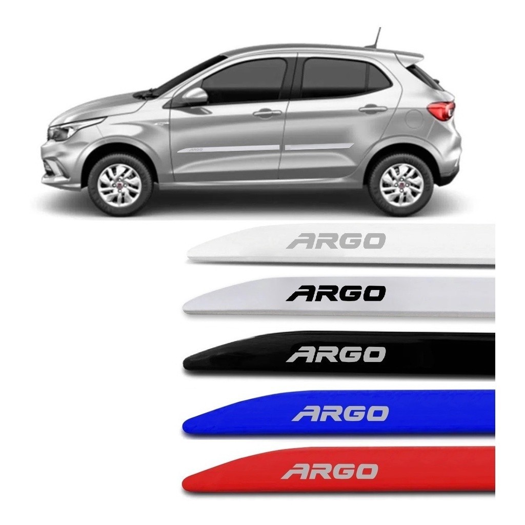 Jogo de Friso Lateral Facão Fiat Argo 2017 a 2023