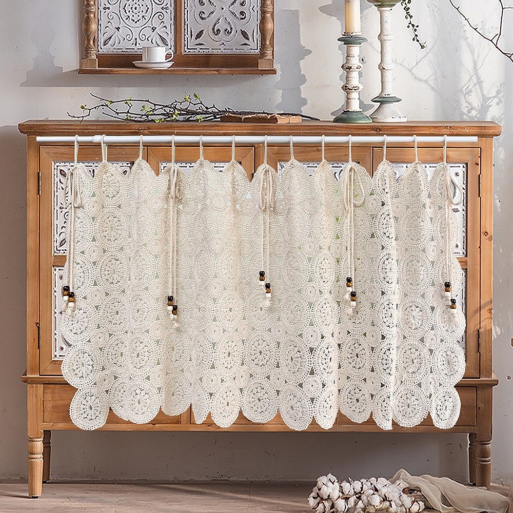 Cortina para Banheiro de Crochê: Onde Comprar | BuscaProdutos