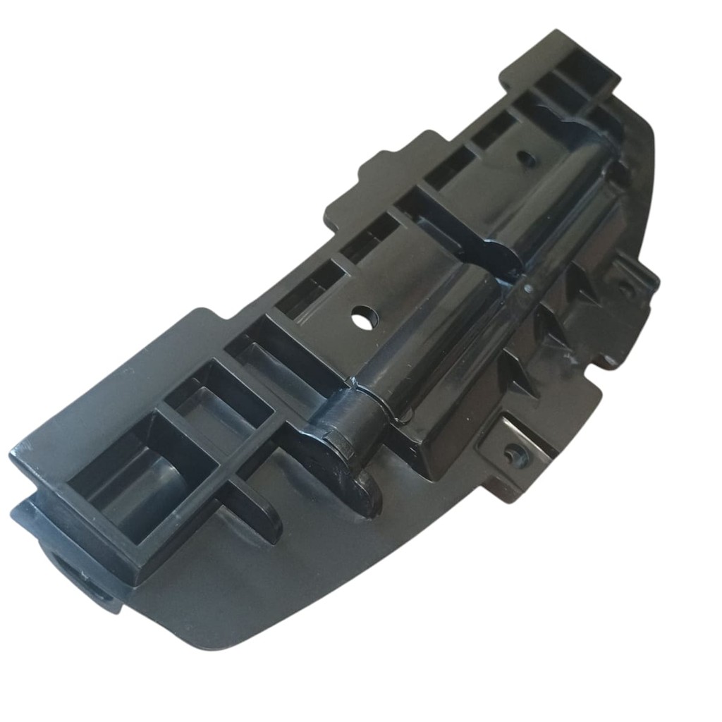 BASE DOBRADIÇA DA TAMPA COMPATÍVEL COM LAVADORA BRASTEMP BWG11 BWG12 PRETO W10471600