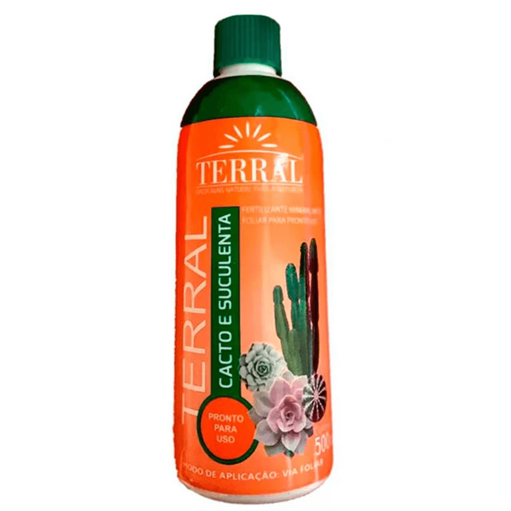 Fertilizante Cactos e Suculentas 500ml - TERRAL - Home & Living