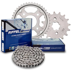 Kit Relação Transmissão Riffel Start Cg 150 Fan 150 Titan 150 Titanium - Riffel 71827