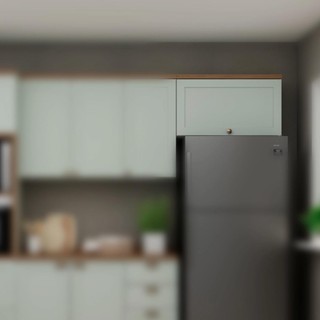 Armário de Cozinha Genialflex 1 Pt Basculante 80 cm Hortelã em Oferta na Shopee