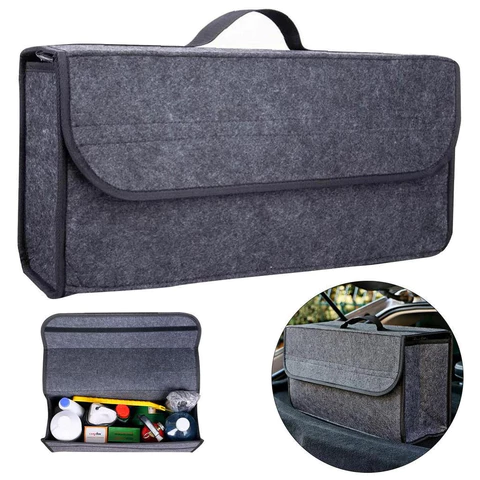 Bolsa De Armazenamento De Ferramentas De Carro Em Feltro Para O Porta-Malas Do Carro