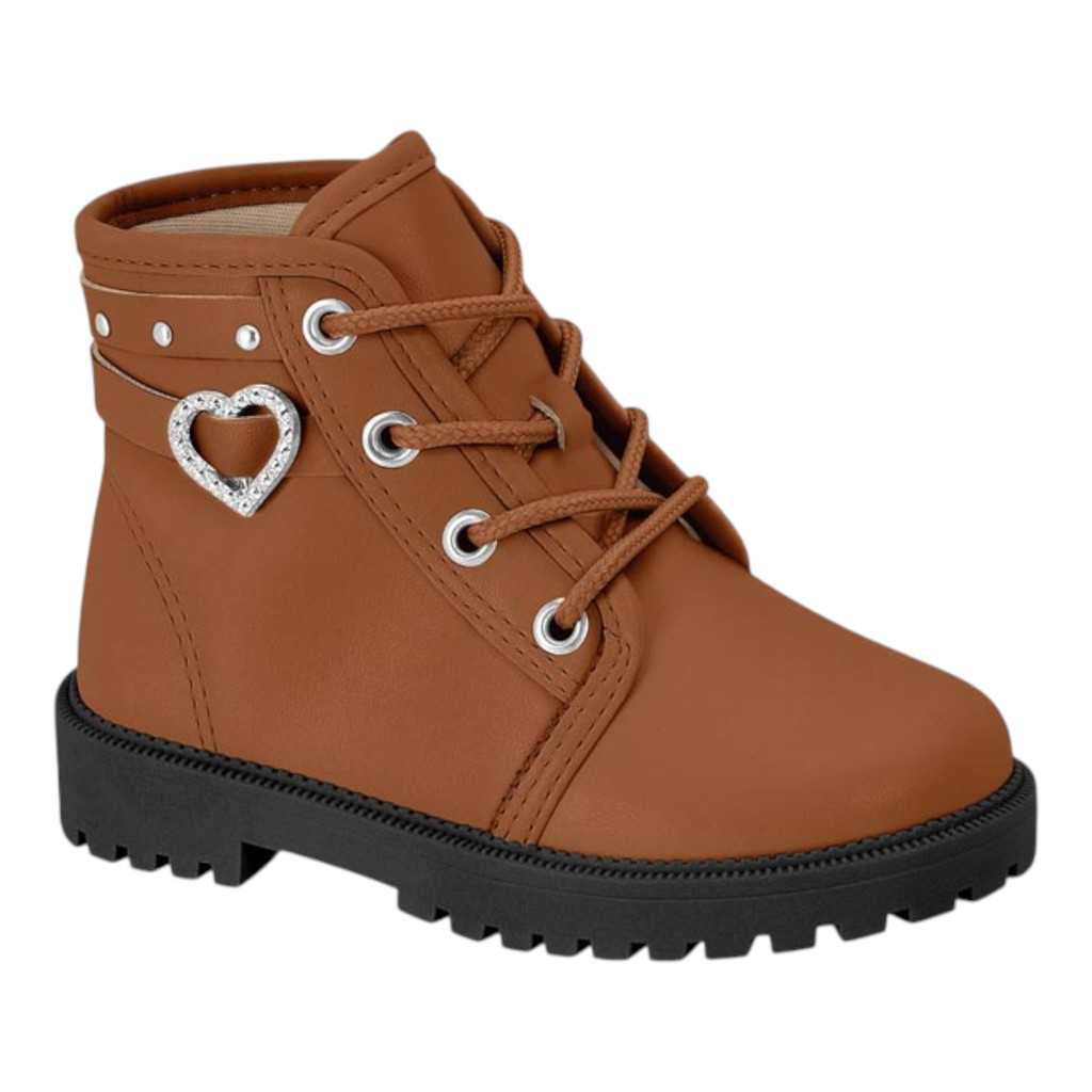 Bota Infantil Menina Bebê Coturno Confortavel Molekinha 2126526