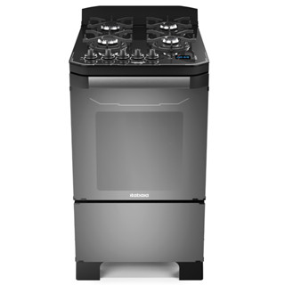 Fogão 4 Bocas a Gás Itatiaia Itamaster com Timer Digital e Acendimento Automático Prata/Preto Bivolt em Oferta na Shopee