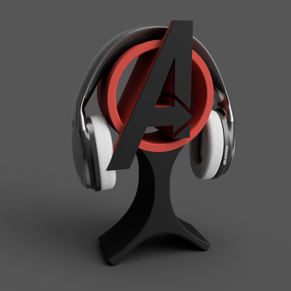 Suporte Fone Ouvido Mesa Headset Gamer AVENEGRS VINGADORES com e sem fio pc Universal Display Rack