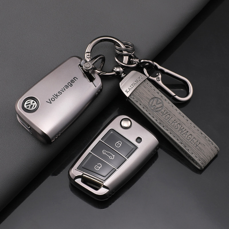 TPU Carro Inteligente Remoto Chave Caso Capa Escudo Titular Para VW Volkswagen Golf 7 MK7 Tiguan MK2 T-roc cross Auto Ch