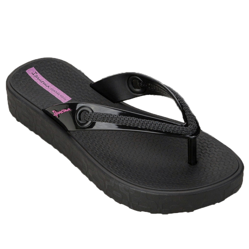 Tamanco Diversa Sandália Plataforma Preta Dedo Anabela Ipanema Salto Leve Flatform Chinelo