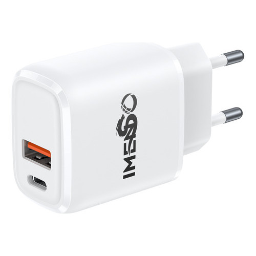 Carregador Imenso Pd20w C/ 2 Saídas Usb-a/type-c - Mobile & Gadgets