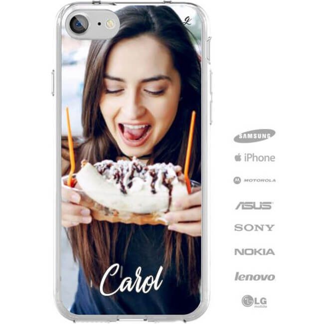 Capinha para Celular Personalizada com Foto e nome Diversos Celulares