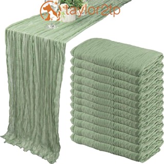 Corredores De Mesa ATAYLOR2TP , Toalha De Gaze Rústica Boho , Decoração De Casamento Vintage 90x180/300cm em Oferta na Shopee
