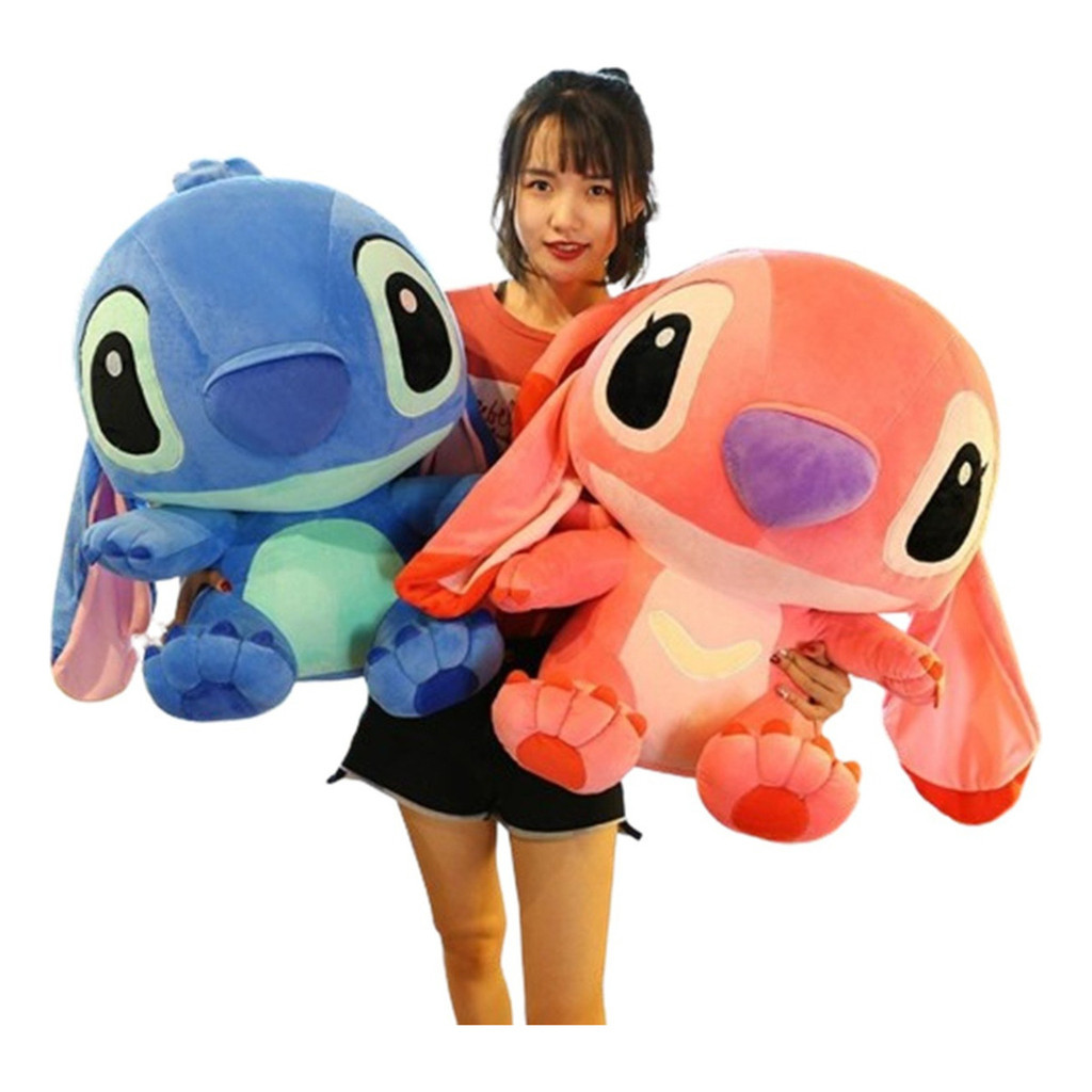 Pelúcia Stitch Angel da Lilo 65cm Gigante Super macio em Oferta na Shopee