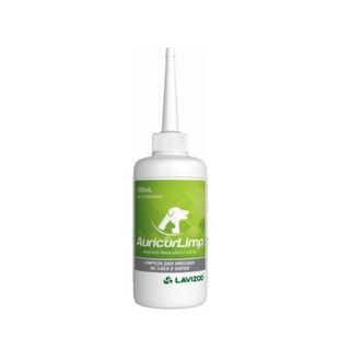 Solução de Limpeza Para Cães e Gatos Auricur Limp 100ml