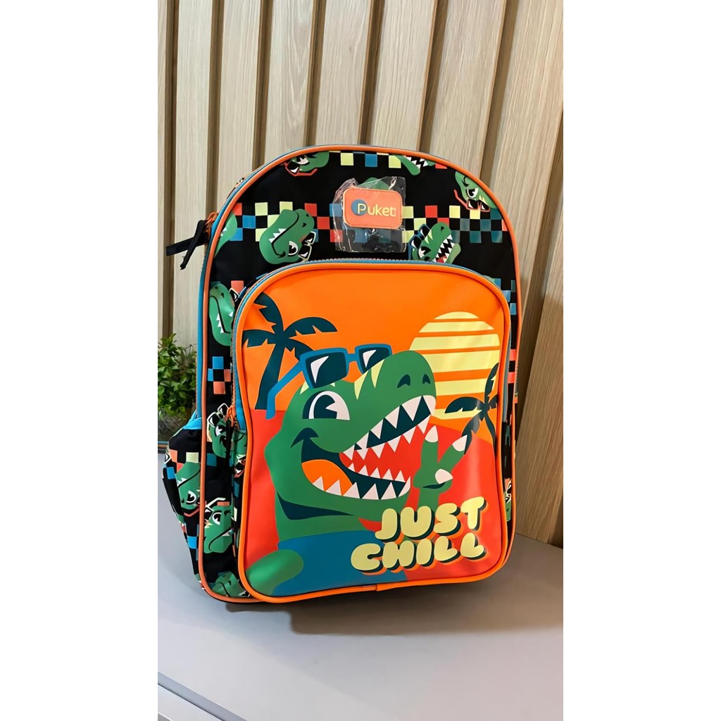 Mochila Puket Menino Dinossauro: Onde Comprar | BuscaProdutos