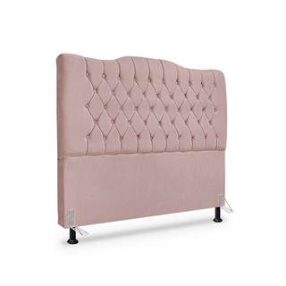 Cabeceira De Cama Box Casal 140cm Dunas - Veludo Rose em Oferta na Shopee