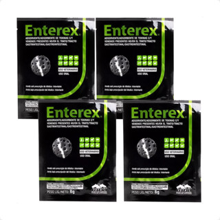 Kit 4 Enterex Vetnil Absorvente de Toxinas e Venenos - Sachê 8g em Oferta na Shopee