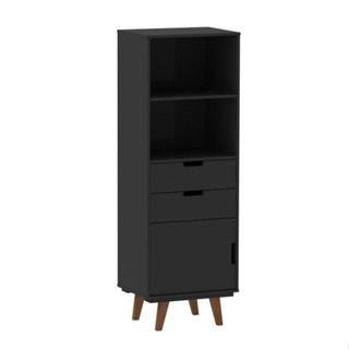 Estante Paris Preto Acinzentado em Oferta na Shopee