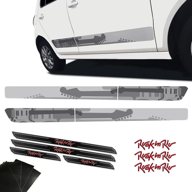 Faixa Fox Rock In Rio 2014 + Emblemas E Soleira Da Porta