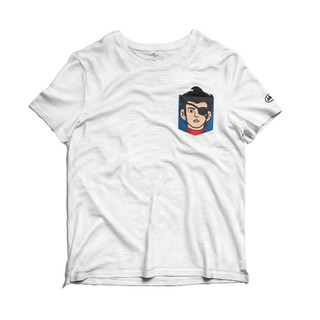 Camiseta Jão - Pirata tapa-olho de bolso em Oferta na Shopee