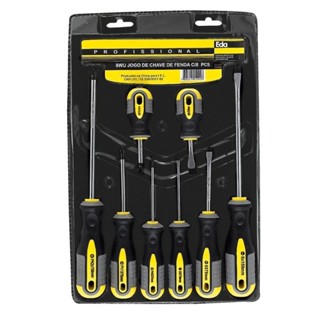 Jogo de Chave Fenda e Philips com 8 Peças 8WU EDA em Oferta na Shopee