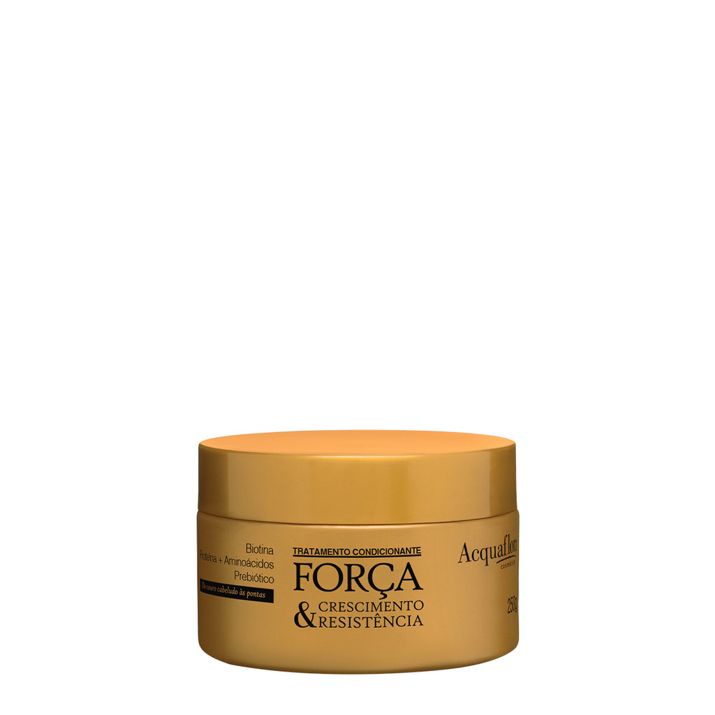 Acquaflora Força, Crescimento & Resistencia - Máscara Capilar 250g em Oferta na Shopee